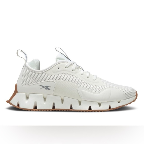 Reebok Ortholite Zig Dynamica Sneakers Athletic Shoes white gray womens 7 NWT - Picture 1 of 16